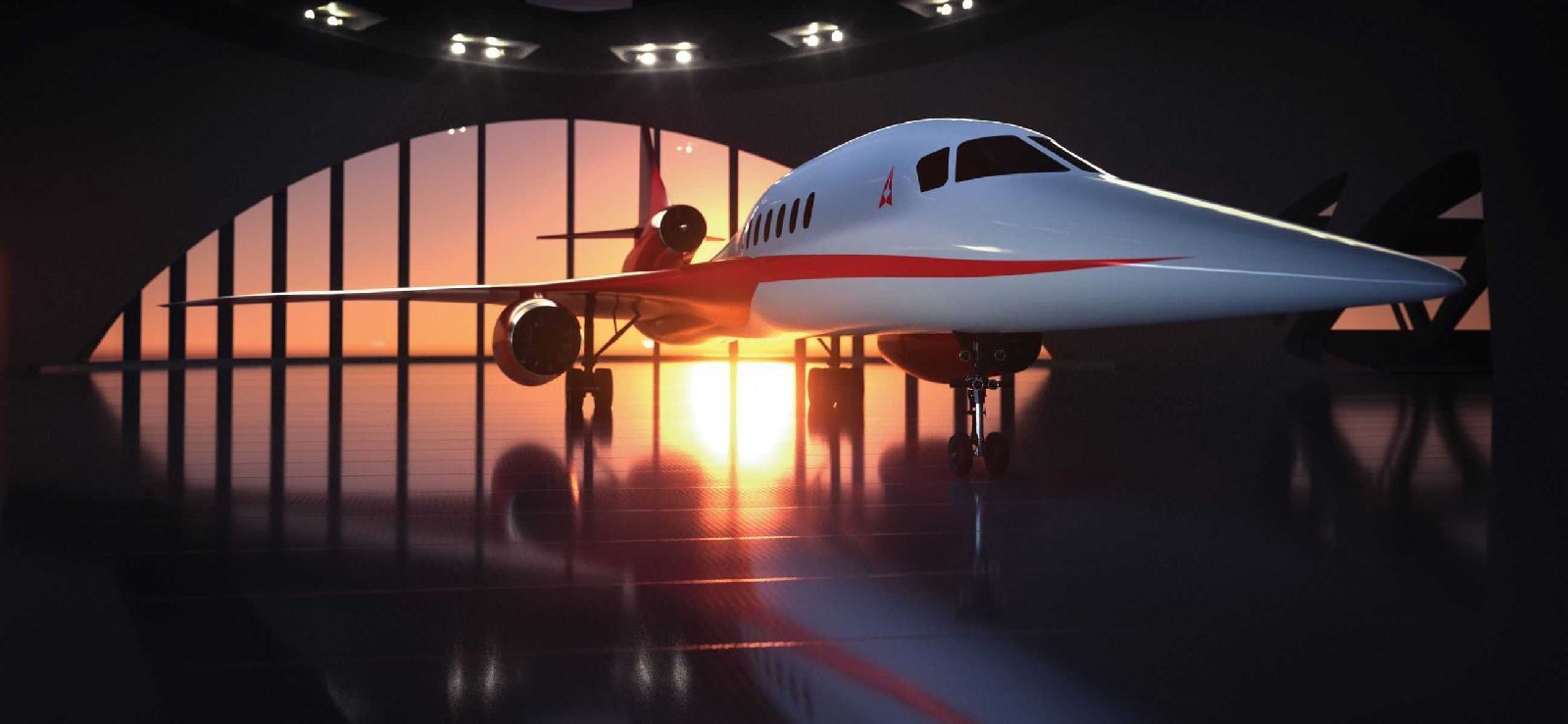 A company rendering of the Aerion AS2 business jet.