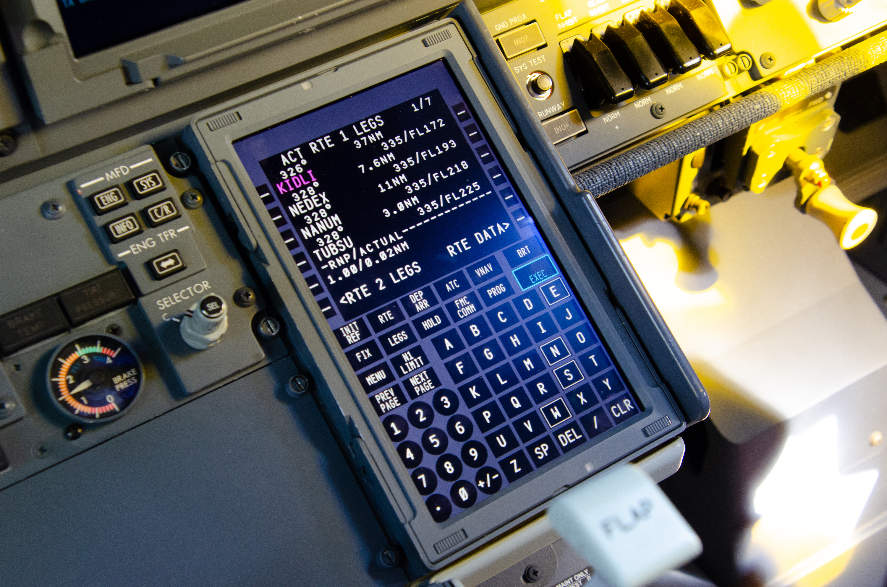 The new touchscreen control display unit (TCDU) on the 737 Max 10 will become production standard.